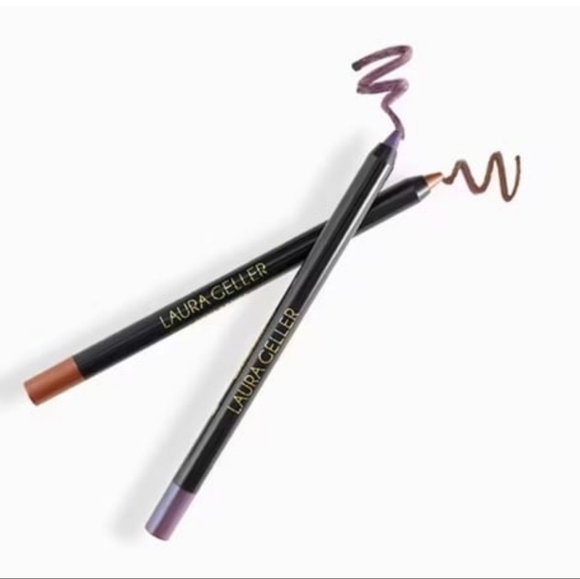 Laura Geller StyleEYES Liner Duo: Royal Plum & Warm Cocoa, NIB - Picture 2 of 3